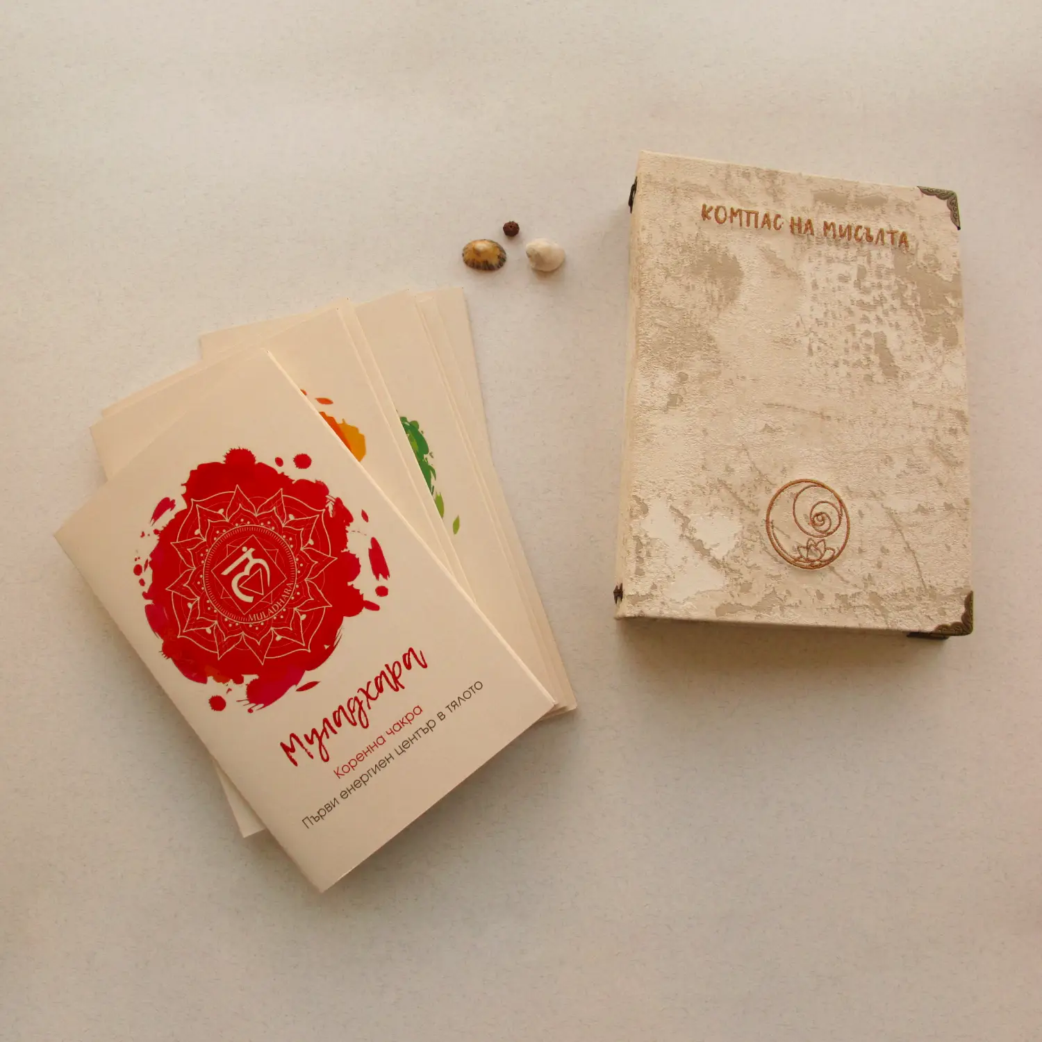 компас на мисълта стартов комплект, мраморен десен